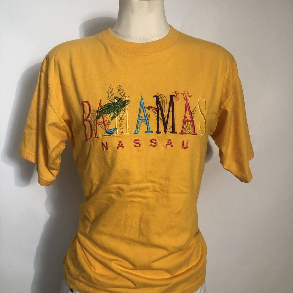 Womens Shirt With Bahamas Embroidery
